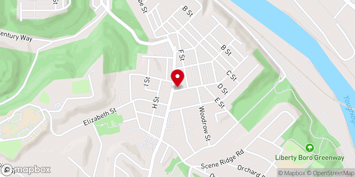 Map showing location of Church of the Good Samaritan