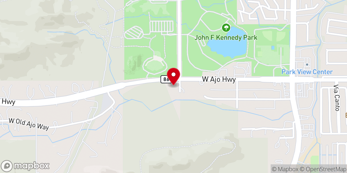 Map showing location of Mission Park Baptist Church