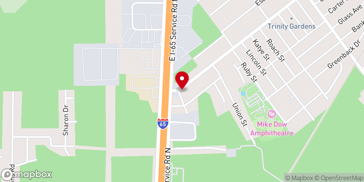 Map showing location of Greater Prayer Tabernacle Church of God