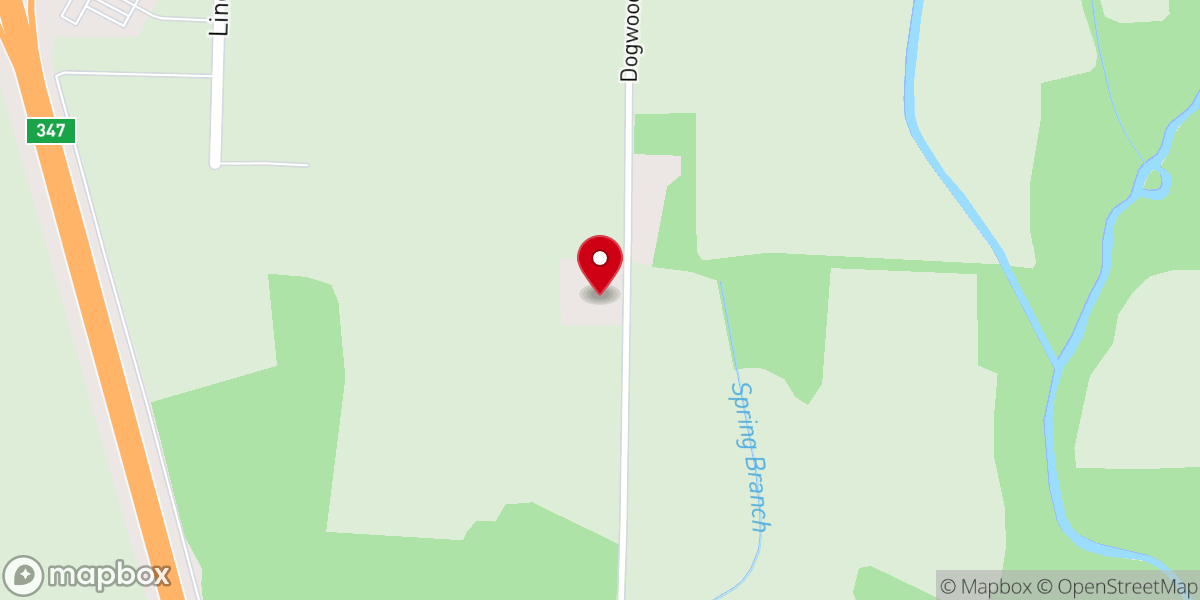 Map showing location of New Hopewell MB Church