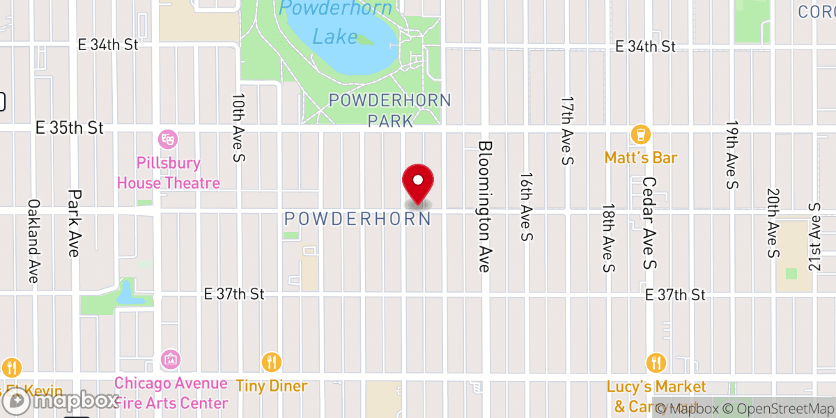 Map showing location of Casa De Oracion Minnesota Inc
