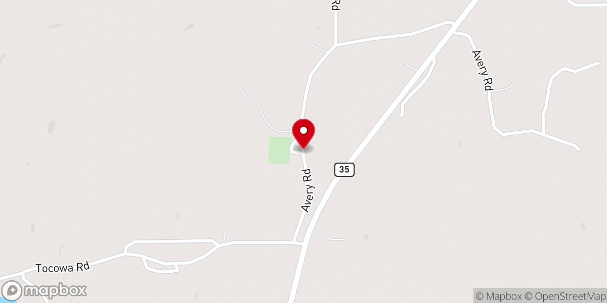 Map showing location of Shiloh Baptist Church