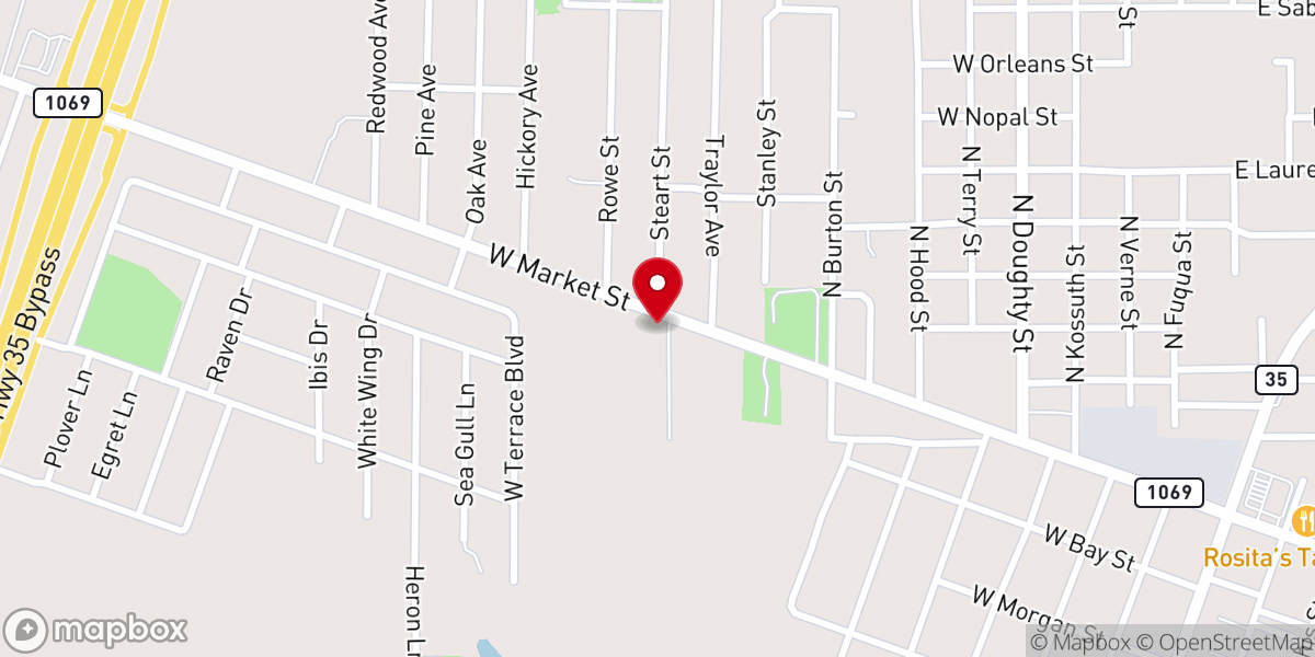 Map showing location of Templo La Fe
