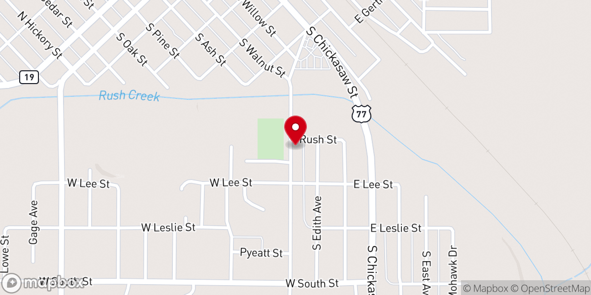 Map showing location of Christian Life Pentecostal