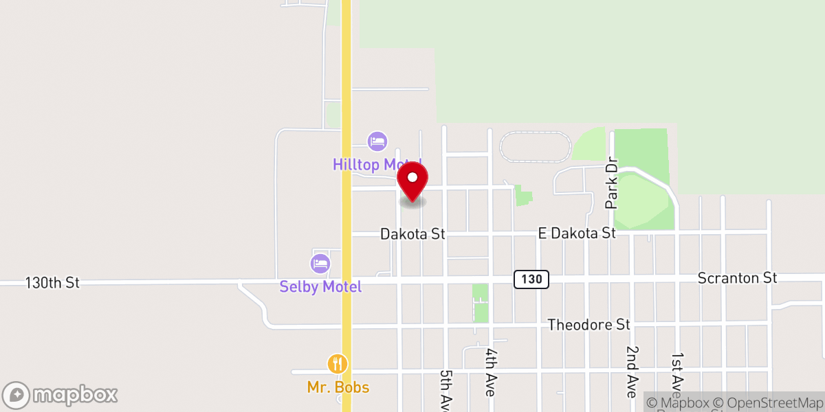 Map showing location of United Church of Christ