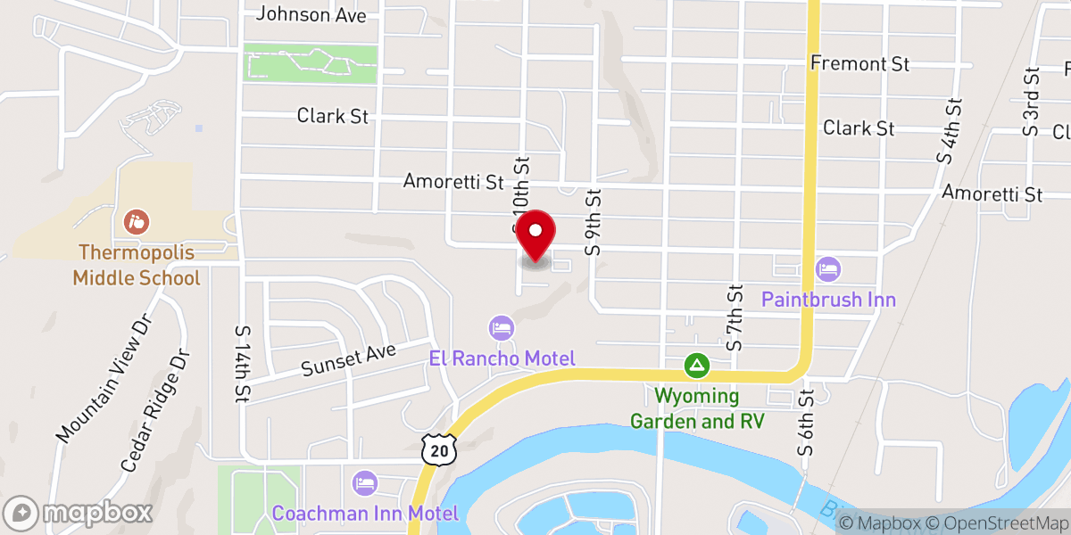 Map showing location of The Church of Jesus Christ of Latter-day Saints