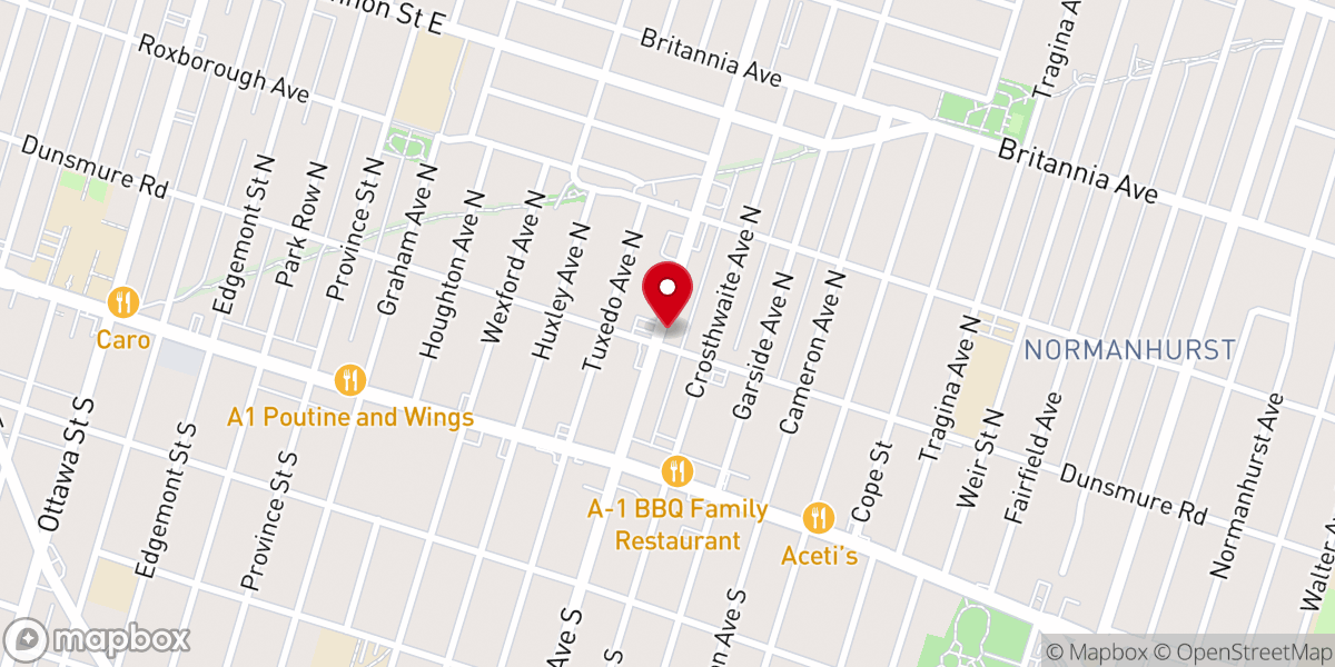 Map showing location of Iglesia Pentecostal Unida