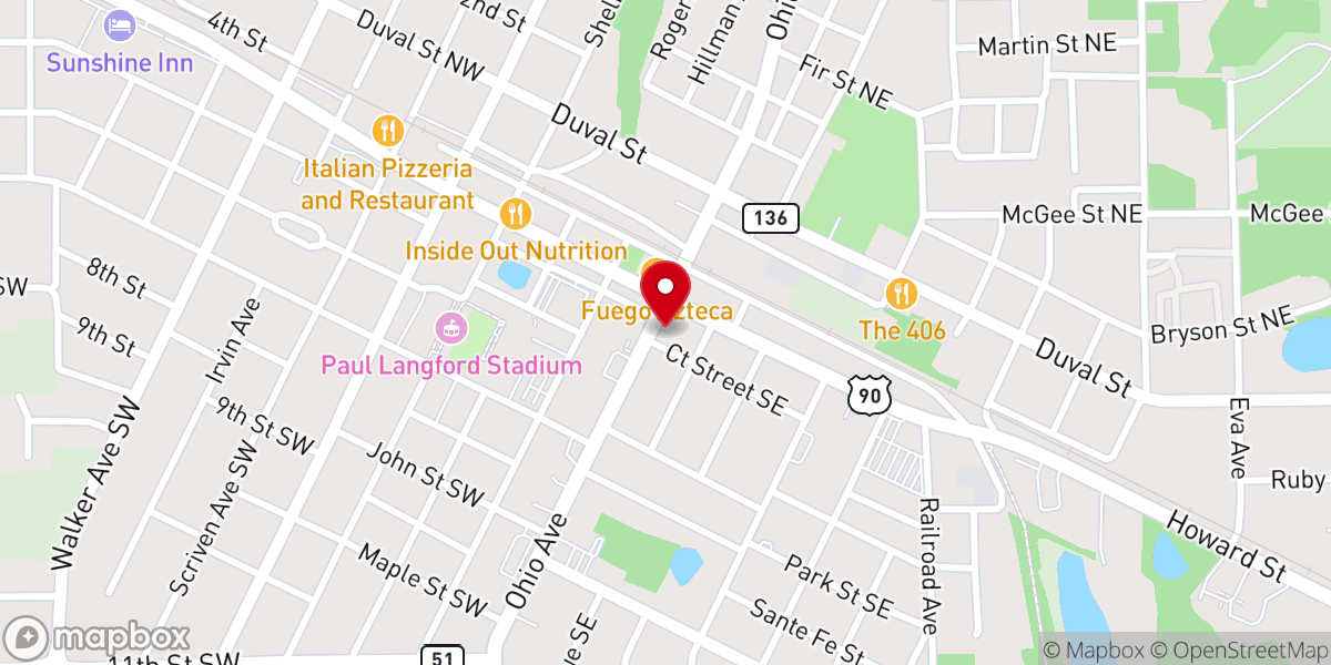 Map showing location of Philam Mission Ministries Inc