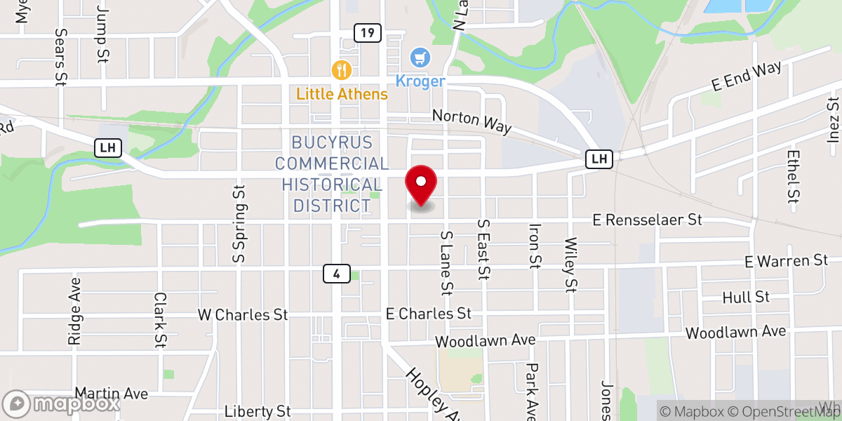 Map showing location of Salvation Army