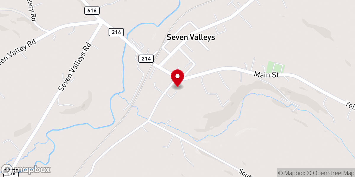Map showing location of Liberty Christian Fellowship