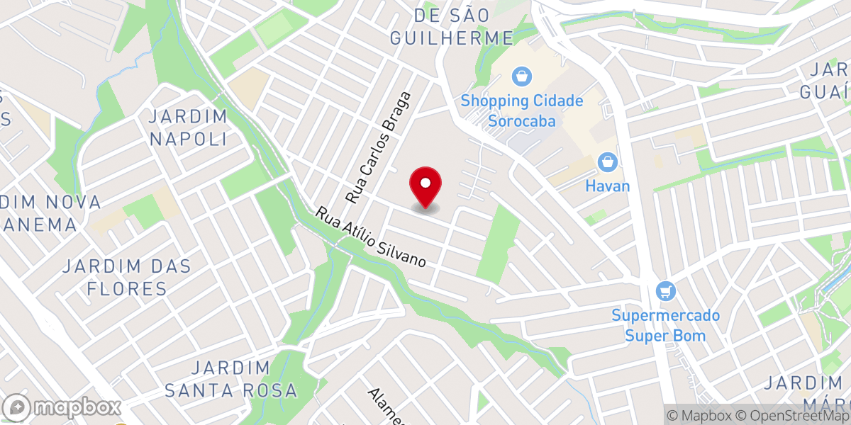 Map showing location of Igreja Assembléia de Deus - Ministério do Belém - Pacaembú