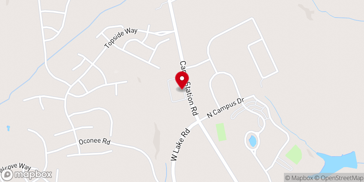 Map showing location of First Methodist Church Greensboro - Lake Oconee (Lake Oconee Campus)