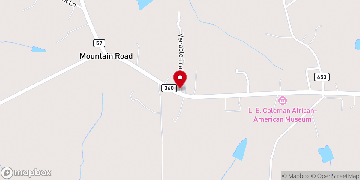 Map showing location of Emmanuel Church