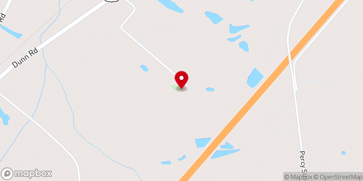 Map showing location of Holiness Chapel Free Will Baptist