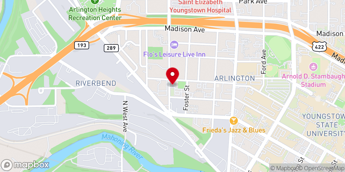 Map showing location of Holy Apostles Parish