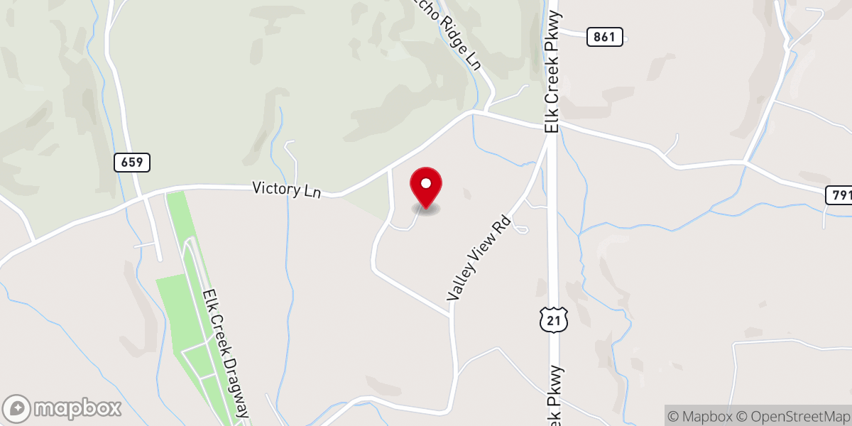 Map showing location of Cross Road Church