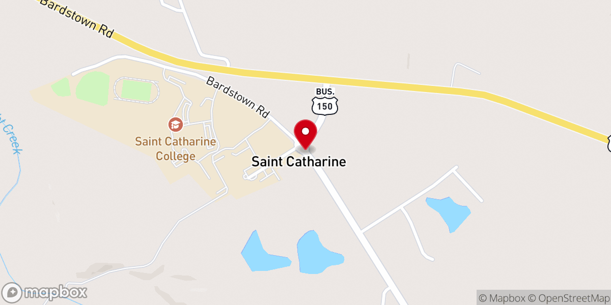 Map showing location of St Catharine
