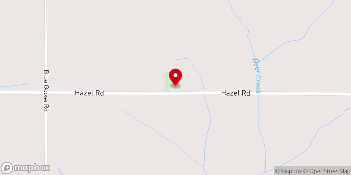 Map showing location of Our Savior Lutheran Church