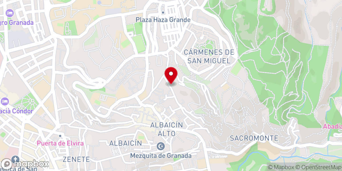 Map showing location of Iglesia de San Luis