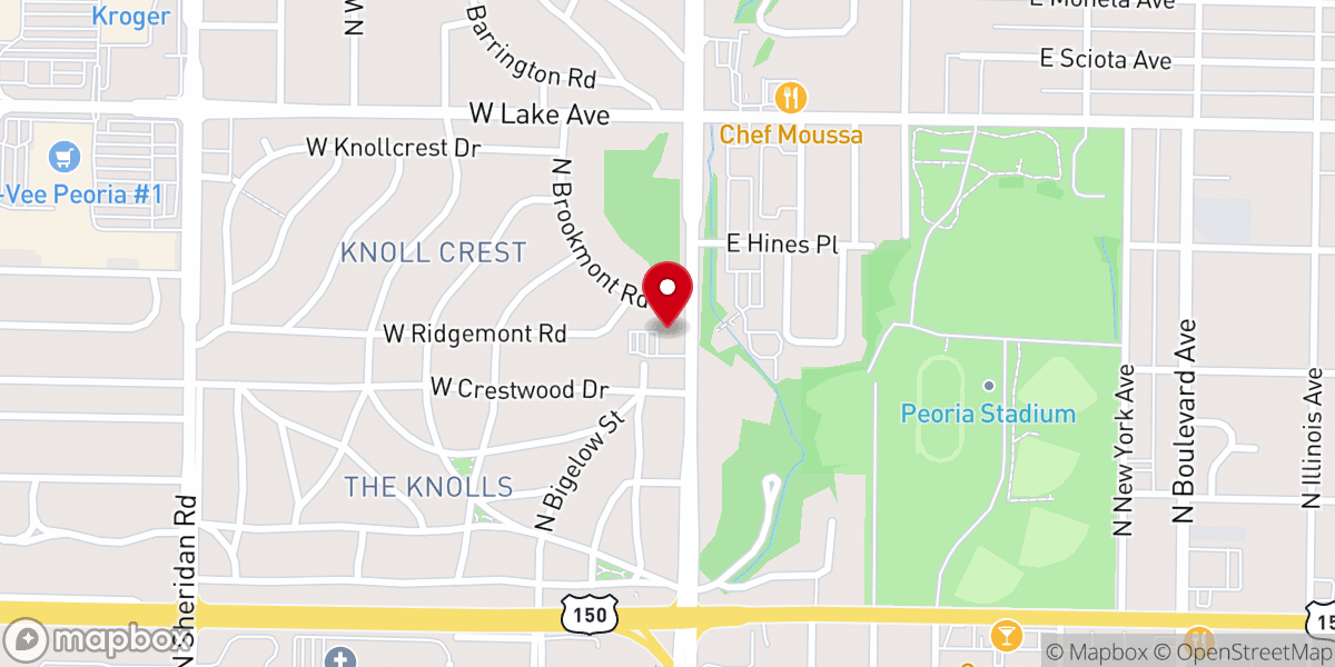 Map showing location of Seventh-day Adventist Church