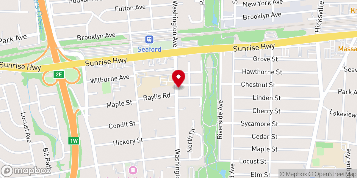 Map showing location of Our Redeemer Lutheran Church