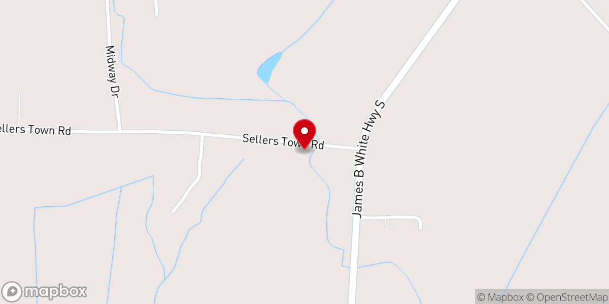 Map showing location of Mt Pilgrim Church