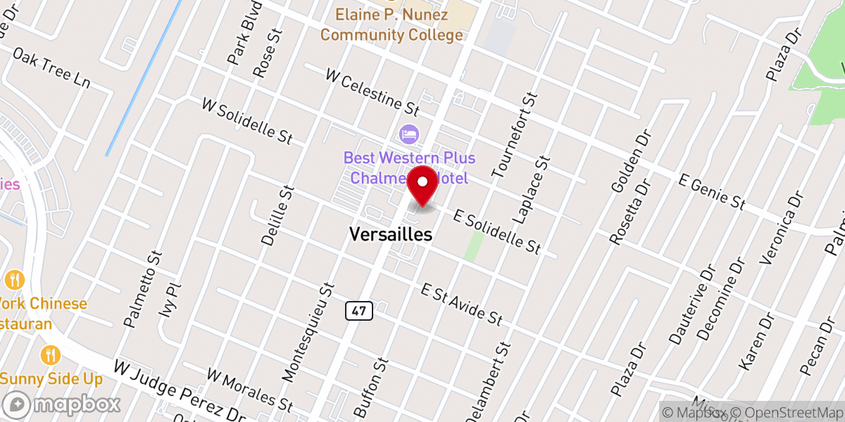 Map showing location of Super Discount Store