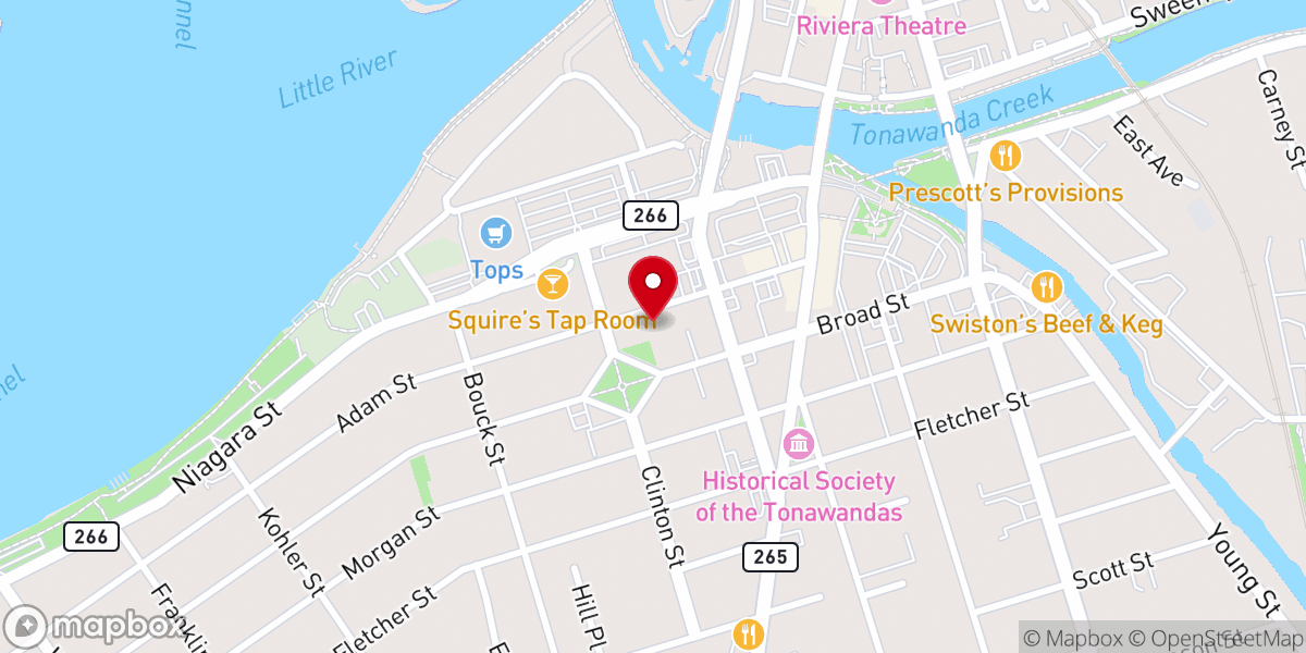 Map showing location of St. Francis of Assisi Outreach Program