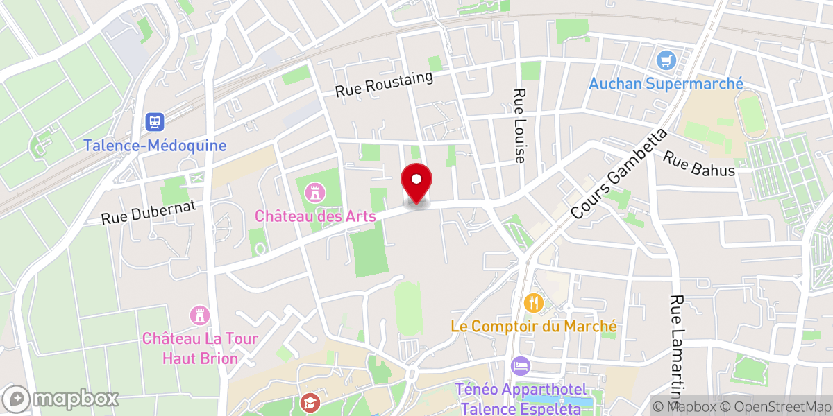 Map showing location of Carmel de Bordeaux