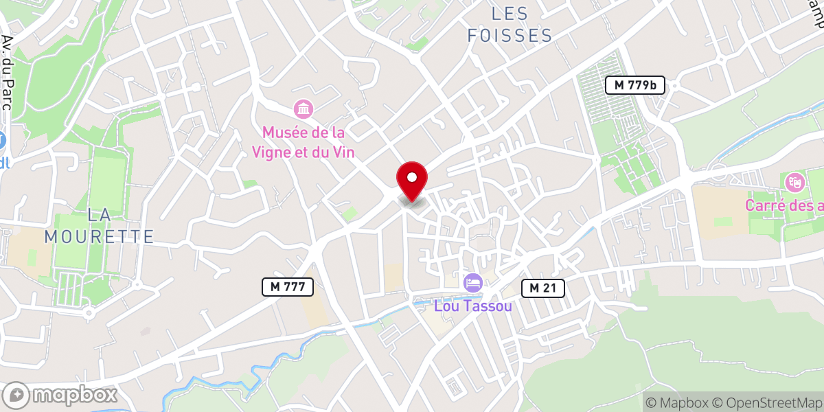 Map showing location of Paroisse Saint Verny Du Val d'Artière