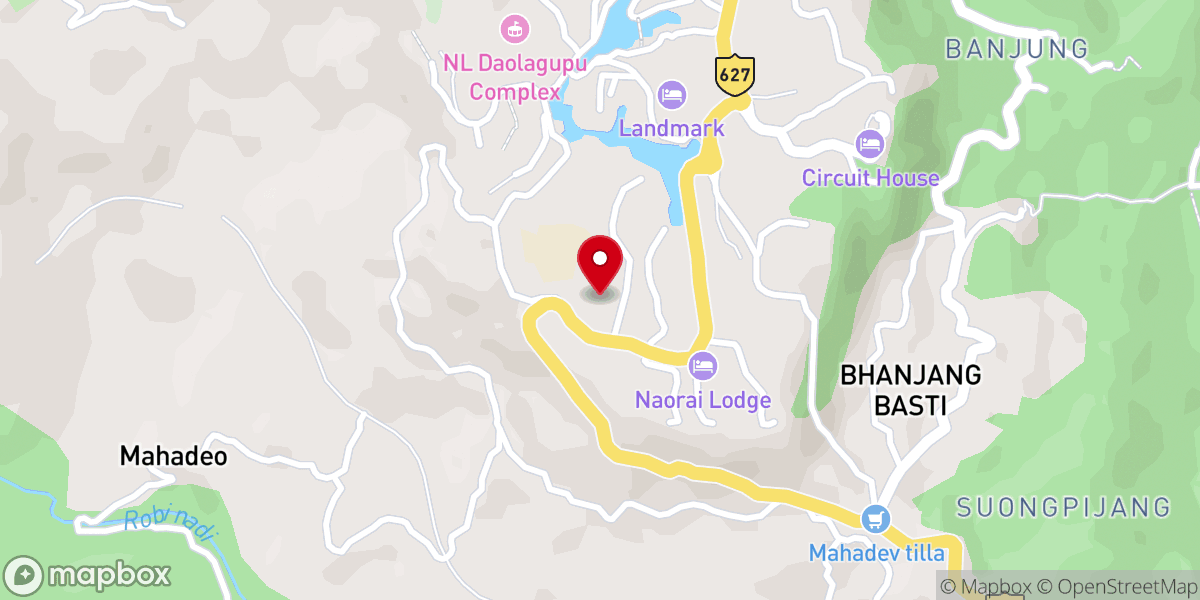 Map showing location of Dima Hasao Tourism