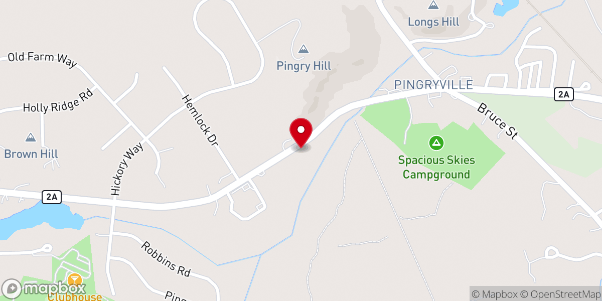 Map showing location of Emmanuel Missionary Baptist church