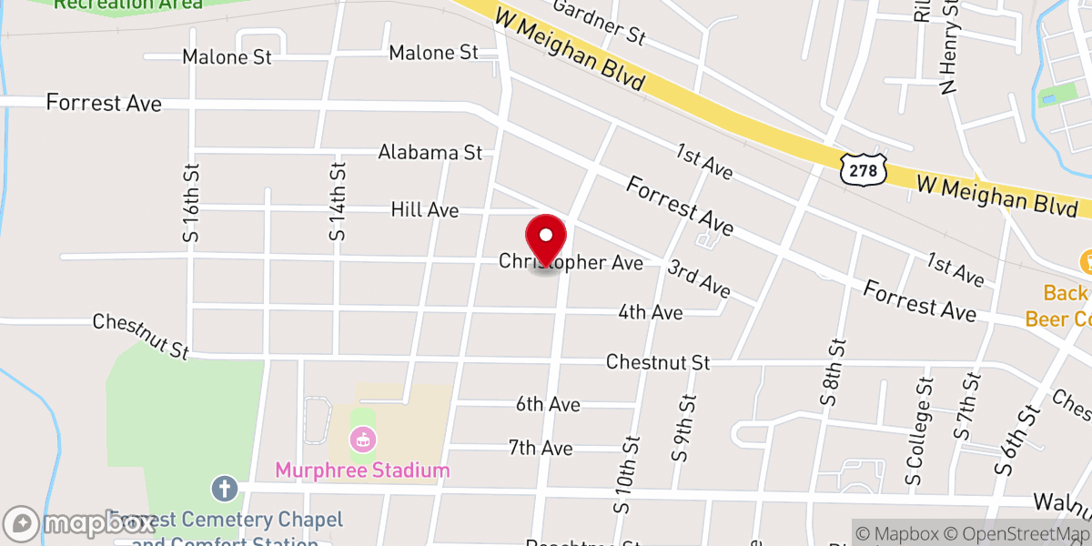 Map showing location of Iglesia Jesucristo