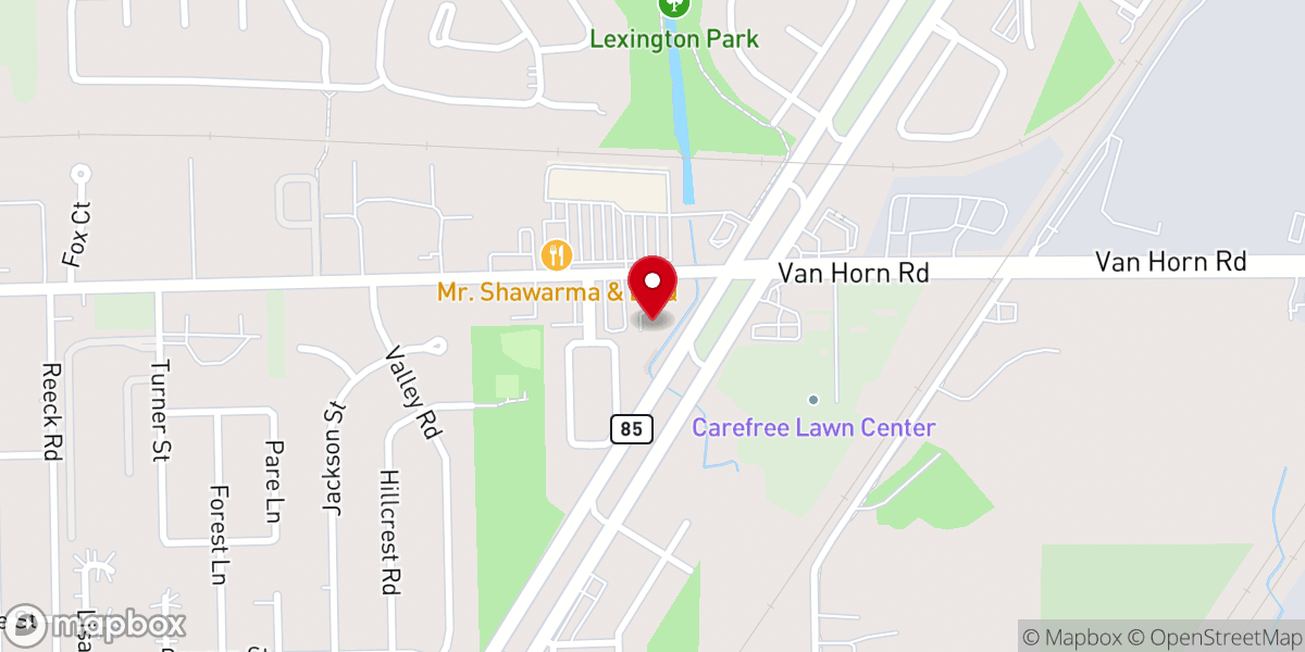 Map showing location of Christian Science Society