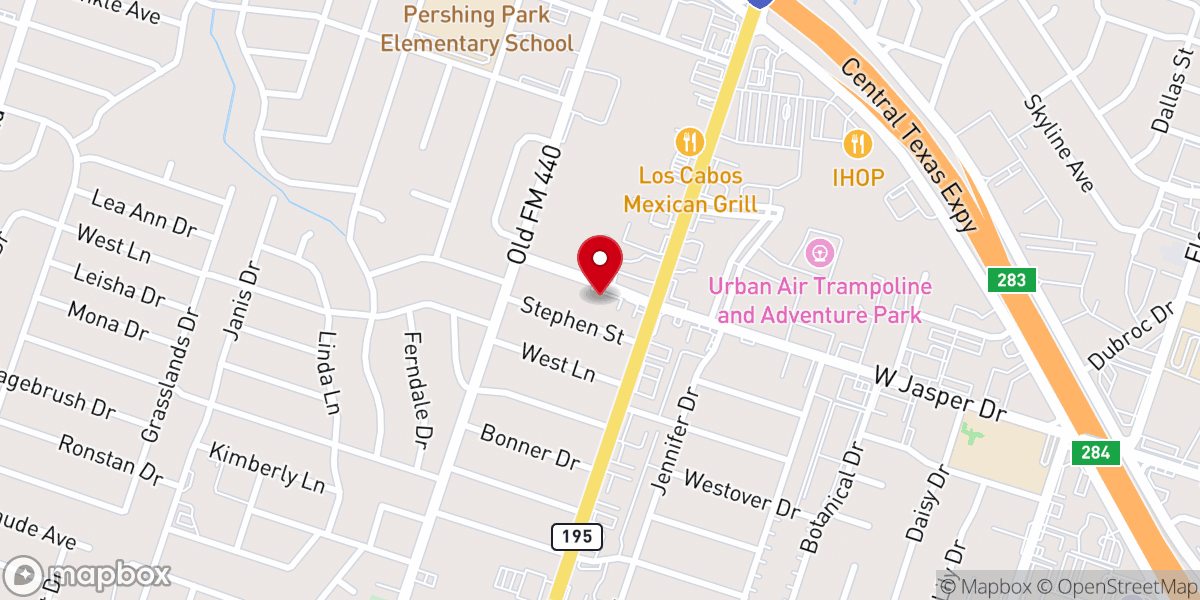 Map showing location of Casa De Adoración Jesucristo El Libertador