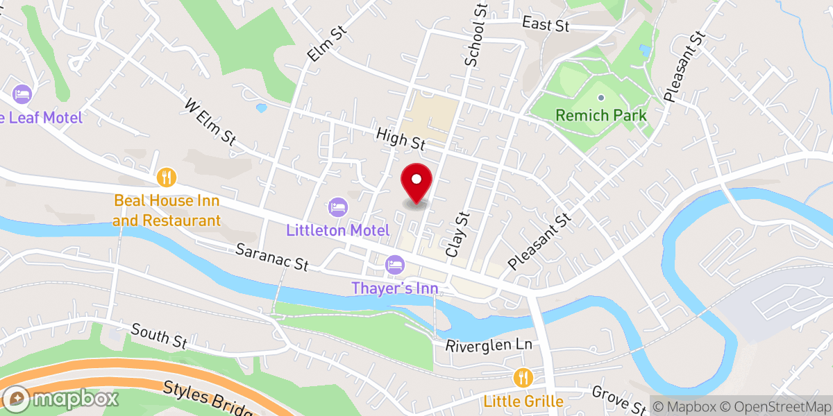 Map showing location of All Saints Church Food Pantry