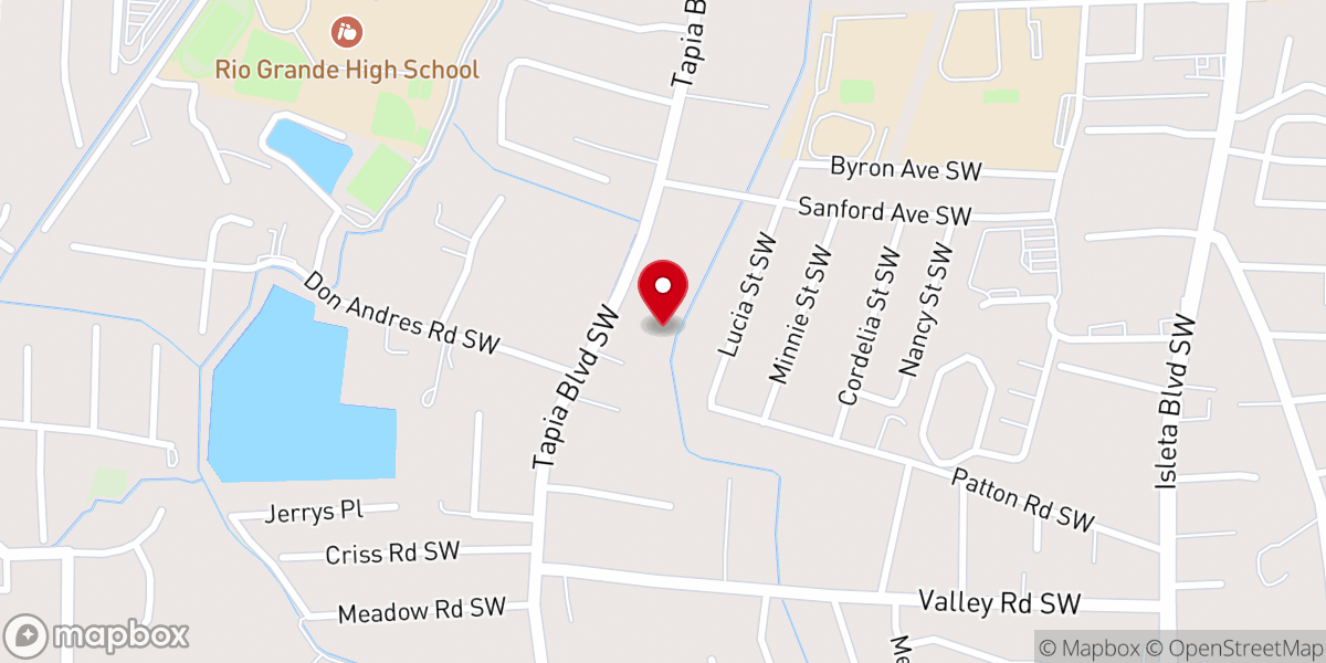 Map showing location of His Place Ministries Inc