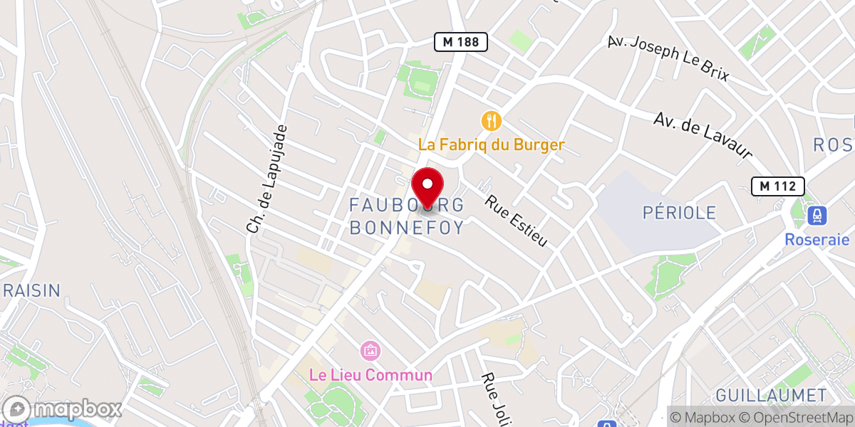 Map showing location of Une autre chance Toulouse