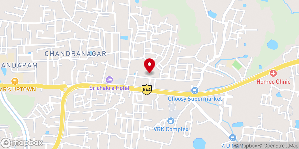 Map showing location of Divine Providence Catholic Church, Chandranagar