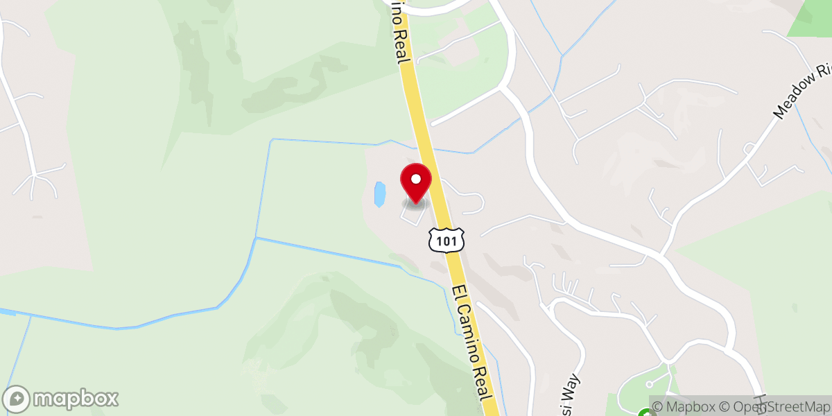 Map showing location of Church of God Salinas