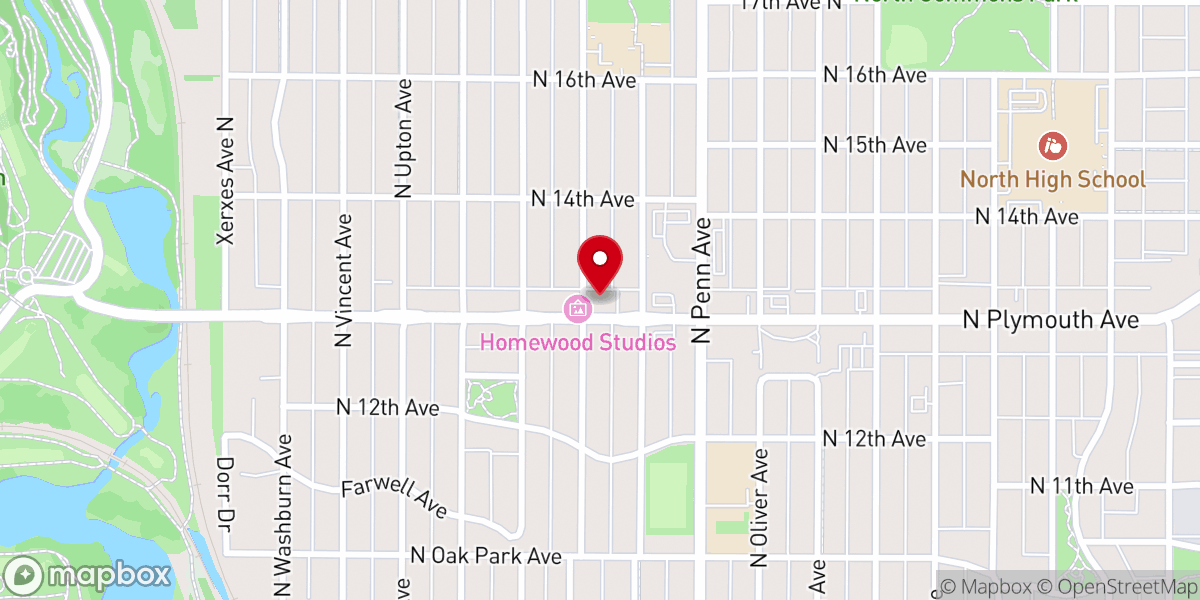 Map showing location of Trinity Tabernacle