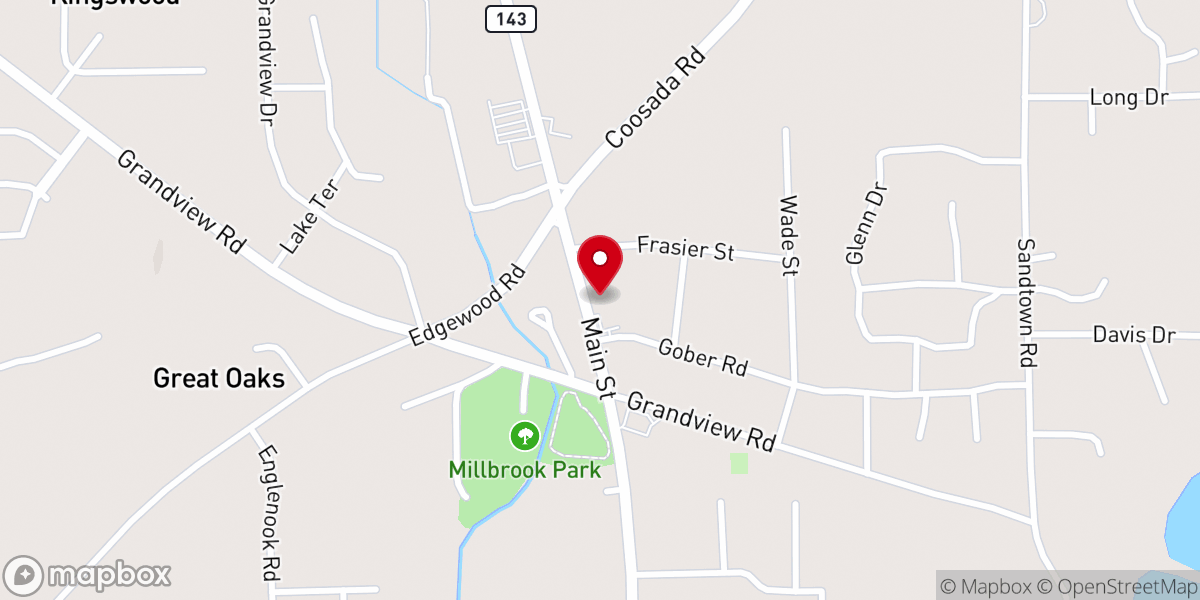 Map showing location of House of restoration church
