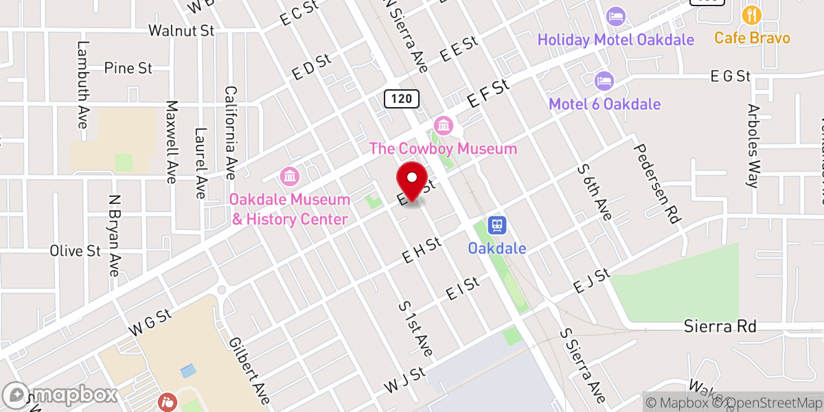 Map showing location of True Vine Apostolic Church