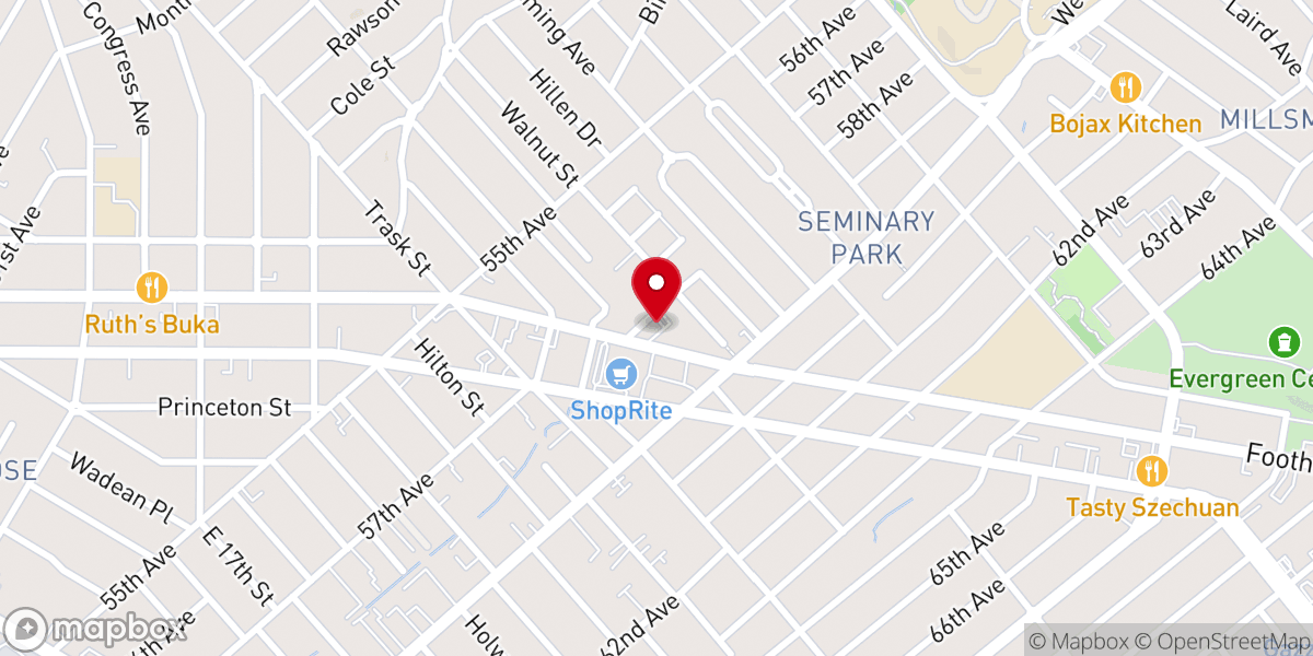 Map showing location of Canaan Christian Covenant Baptist Church