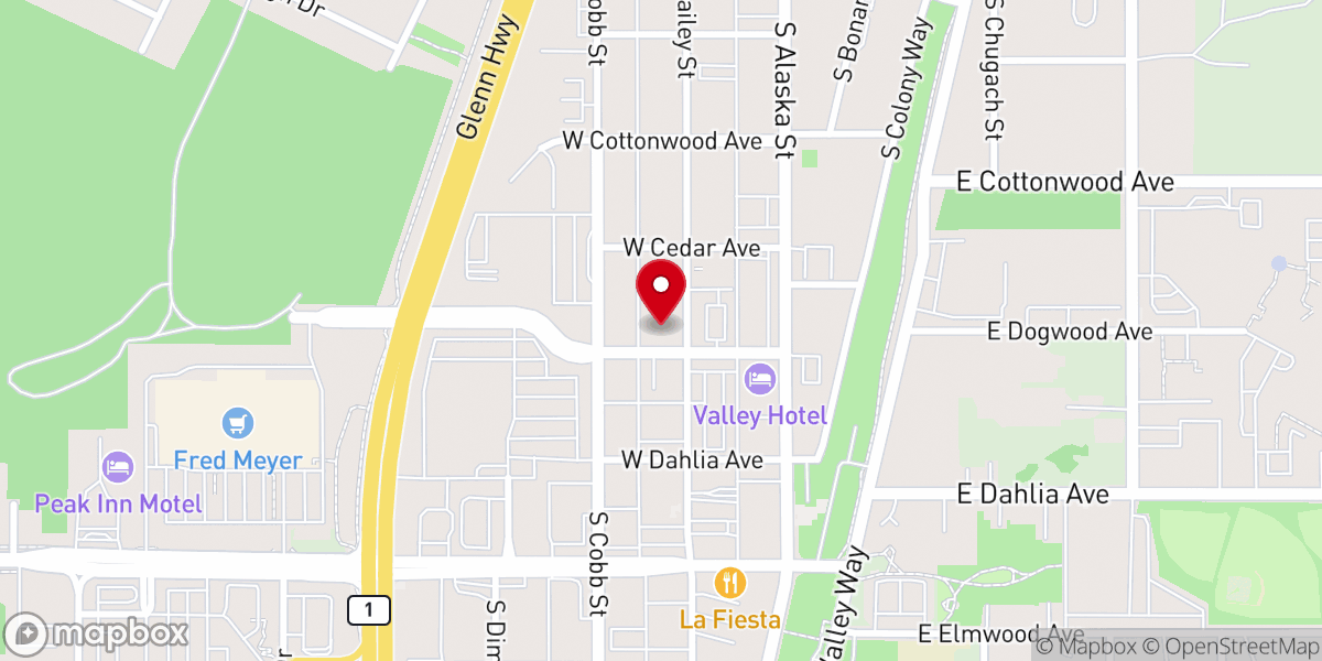 Map showing location of Family Christian Center