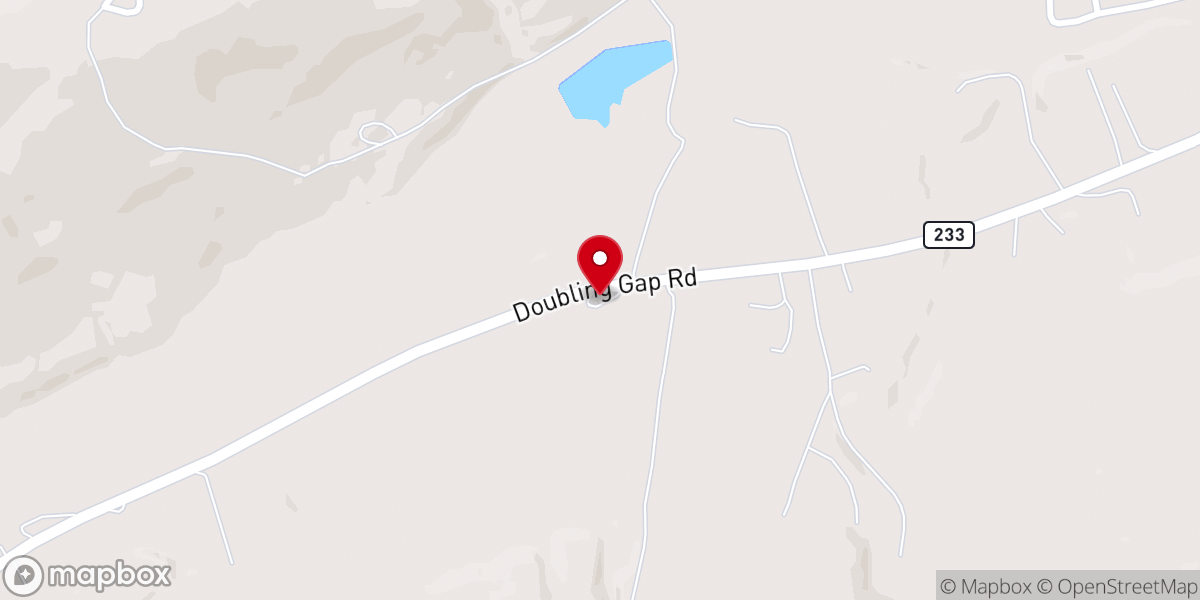 Map showing location of Sheaffers Valley Church of God