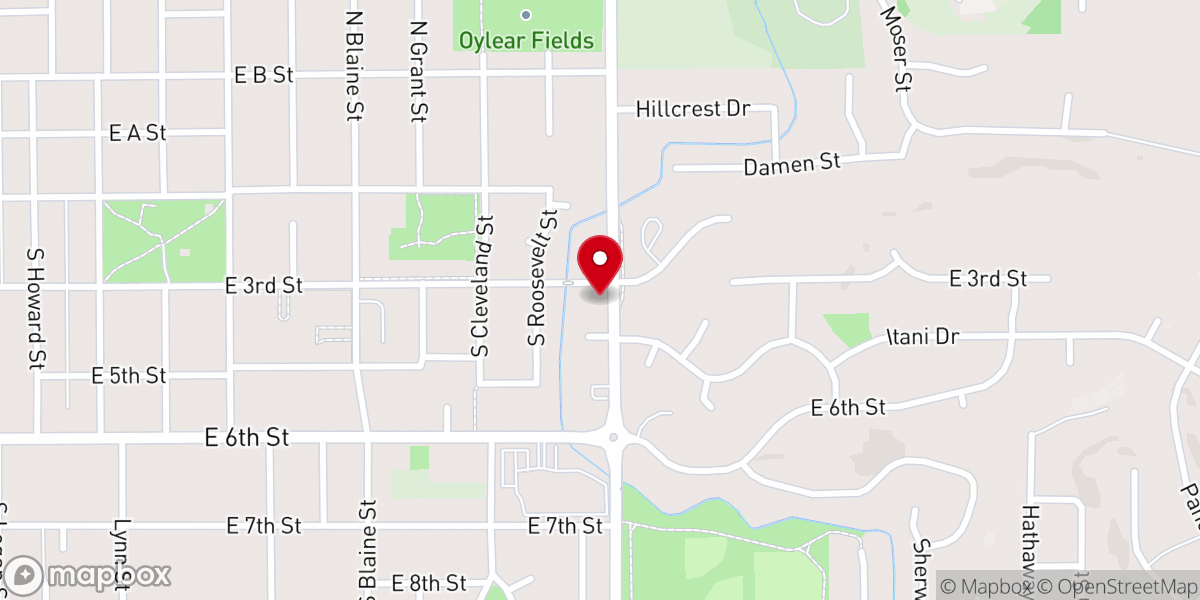 Map showing location of Christian Science Society