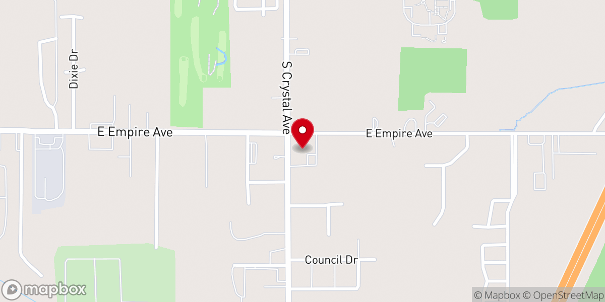 Map showing location of Union Memorial AME Church
