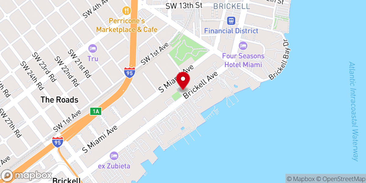 Map showing location of Crossbridge Church | Brickell