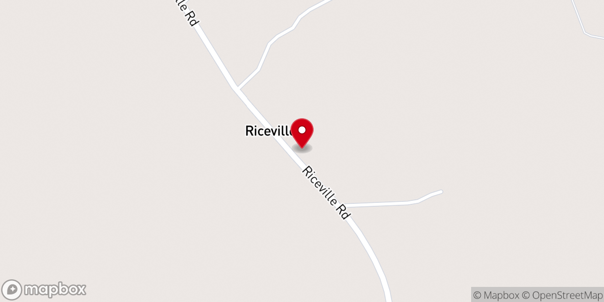 Map showing location of Persimmon Hill Church